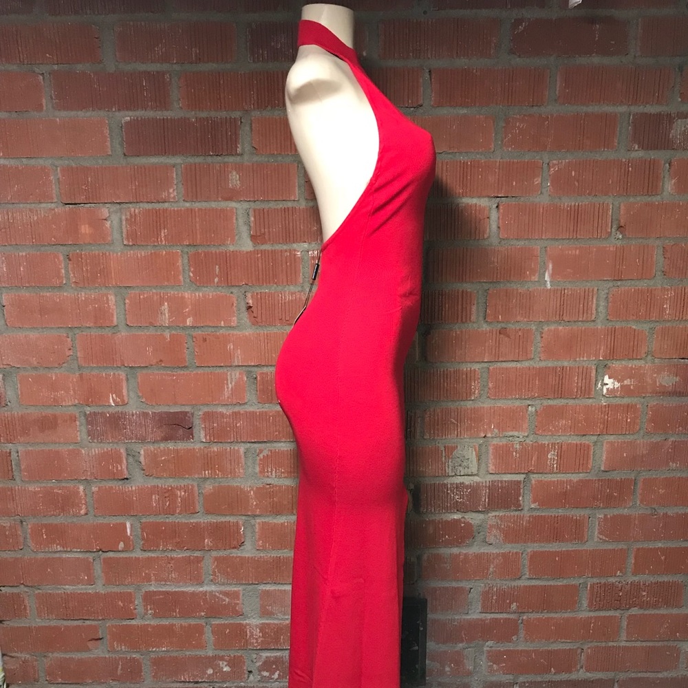 Sexy Lady In Red Maxi Dress🌈 - Picture 2 of 6